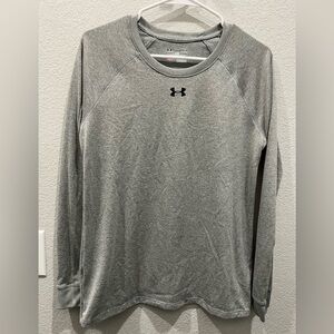 Under Armour Heather Gray Long Sleeve Tee
